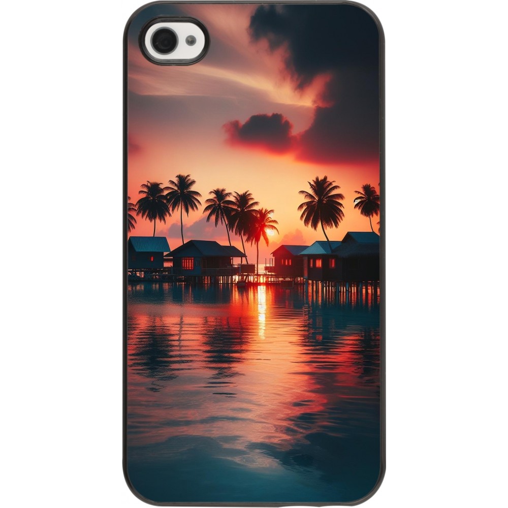 Coque iPhone 4/4s - Paradis Maldives