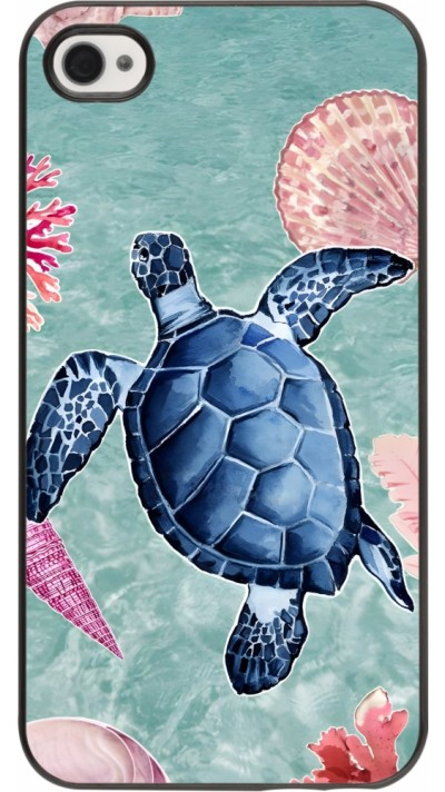 Coque iPhone 4/4s - Preppy Turtle