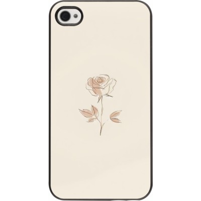 Coque iPhone 4/4s - Sable Rose Minimaliste