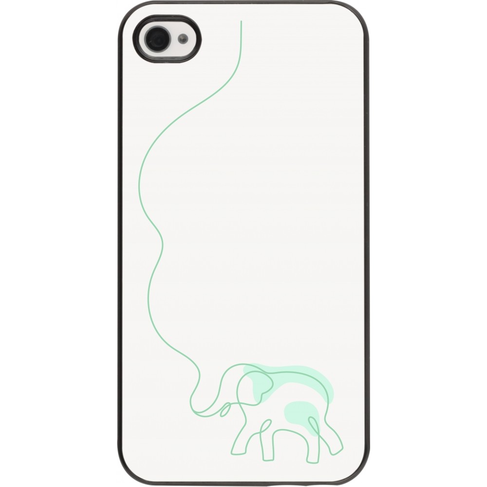 iPhone 4/4s Case Hülle - Spring 23 baby elephant