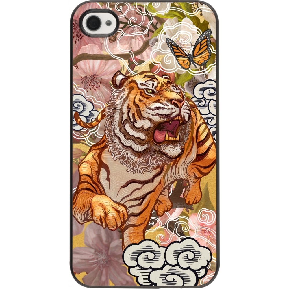 iPhone 4/4s Case Hülle - Spring 23 japanese tiger