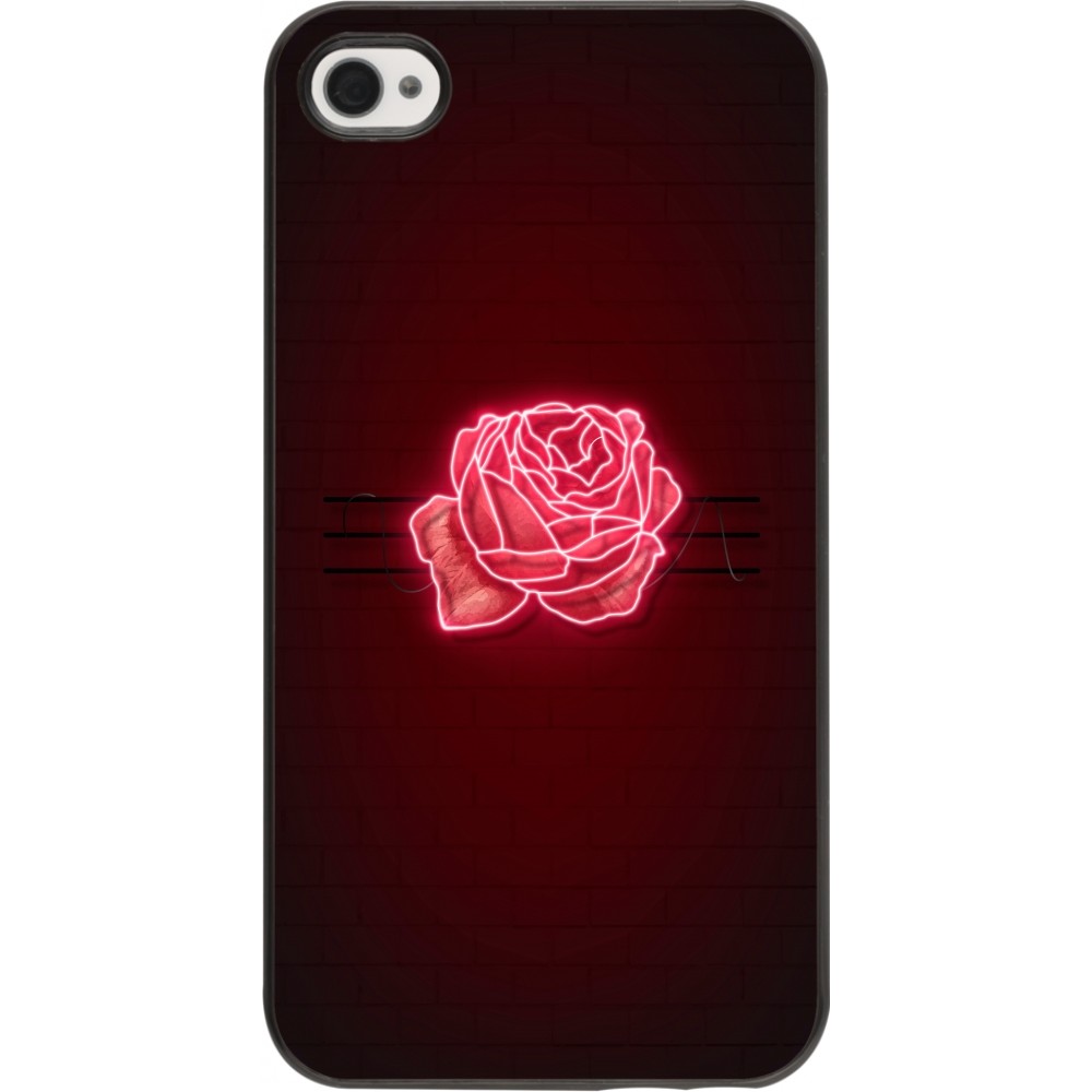 iPhone 4/4s Case Hülle - Spring 23 neon rose