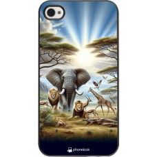 Coque iPhone 4/4s - Vie sauvage africaine