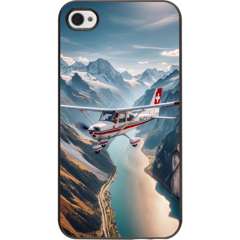 Coque iPhone 4/4s - Vol Alpin Suisse