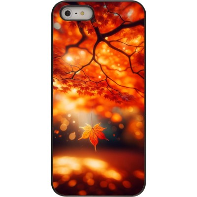 Coque iPhone 5/5s / SE (2016) - Automne Magique Orange