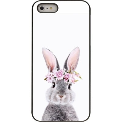 Coque iPhone 5/5s / SE (2016) - Easter 2023 flower bunny