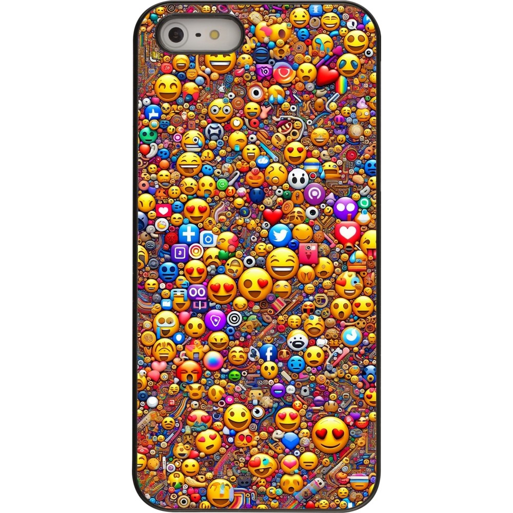 Coque iPhone 5/5s / SE (2016) - Emoji mixed