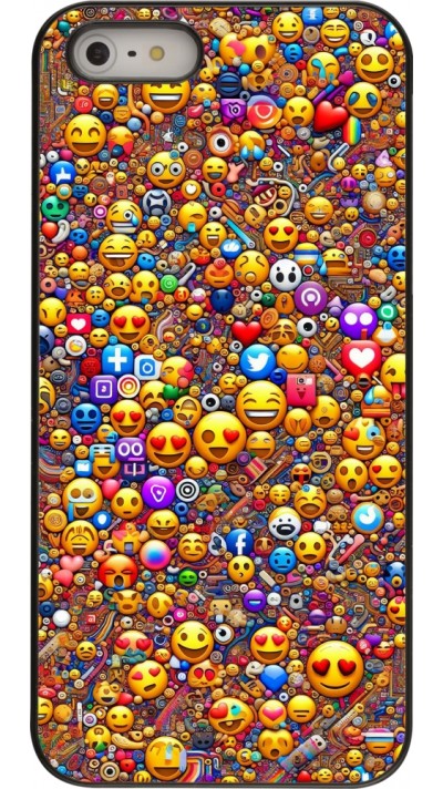 Coque iPhone 5/5s / SE (2016) - Emoji mixed