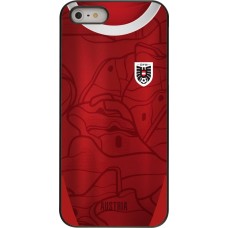 Coque iPhone 5/5s / SE (2016) - Maillot de football Autriche personnalisable