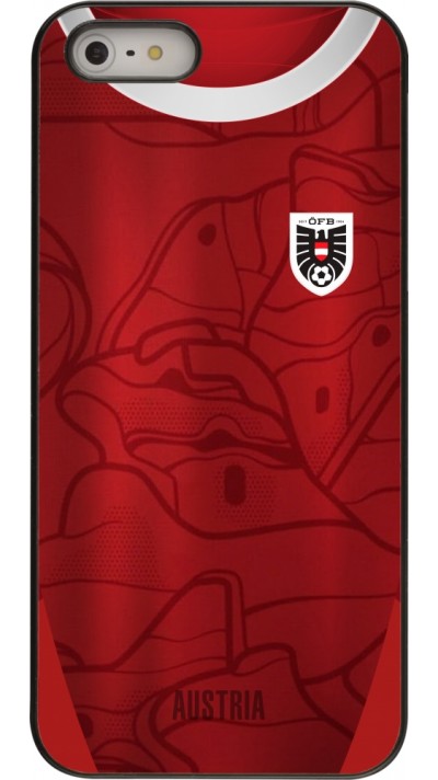 iPhone 5/5s / SE (2016) Case Hülle - Austria personalisierbares Fussballtrikot