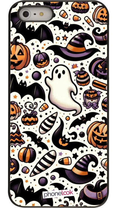 Coque iPhone 5/5s / SE (2016) - Halloween 2024 Cute Pattern