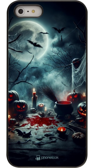 Coque iPhone 5/5s / SE (2016) - Halloween 2024 Dark Moon