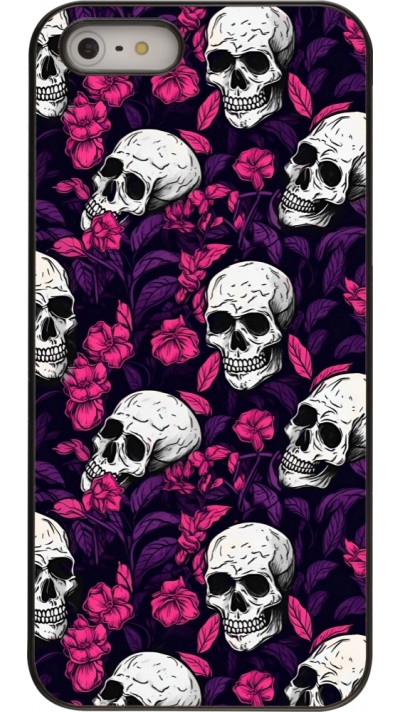 Coque iPhone 5/5s / SE (2016) - Halloween 2024 romantic skulls