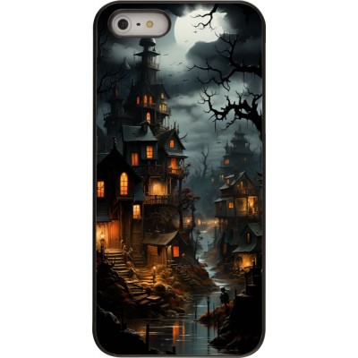 Coque iPhone 5/5s / SE (2016) - Halloween 2024 scary town