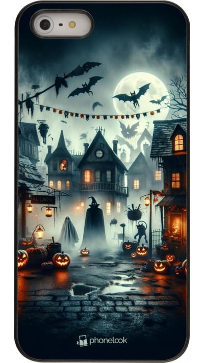 Coque iPhone 5/5s / SE (2016) - Halloween Spookville