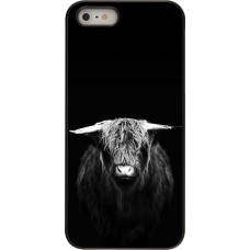 Coque iPhone 5/5s / SE (2016) - Highland calf black