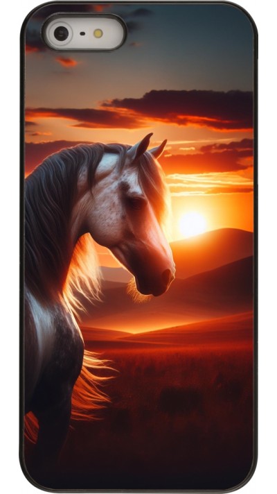 Coque iPhone 5/5s / SE (2016) - Majestic Sunset Horse