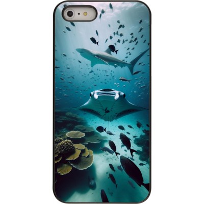 Coque iPhone 5/5s / SE (2016) - Manta Lagon Nettoyage