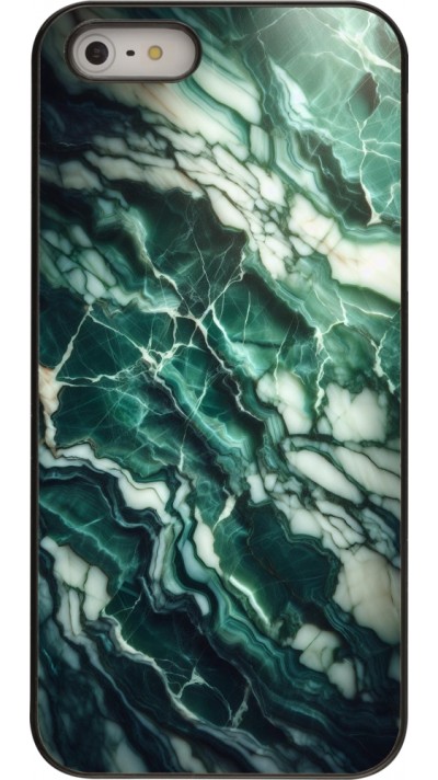 Coque iPhone 5/5s / SE (2016) - Marbre vert majestueux