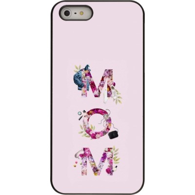 Coque iPhone 5/5s / SE (2016) - Mom 2024 girly mom