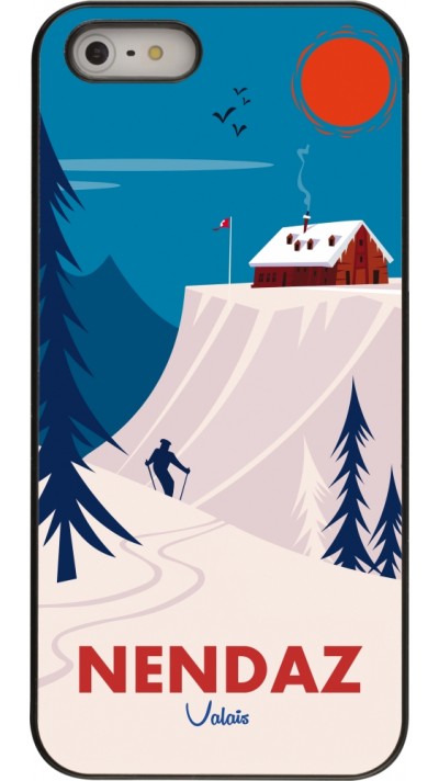 Coque iPhone 5/5s / SE (2016) - Nendaz Cabane Ski