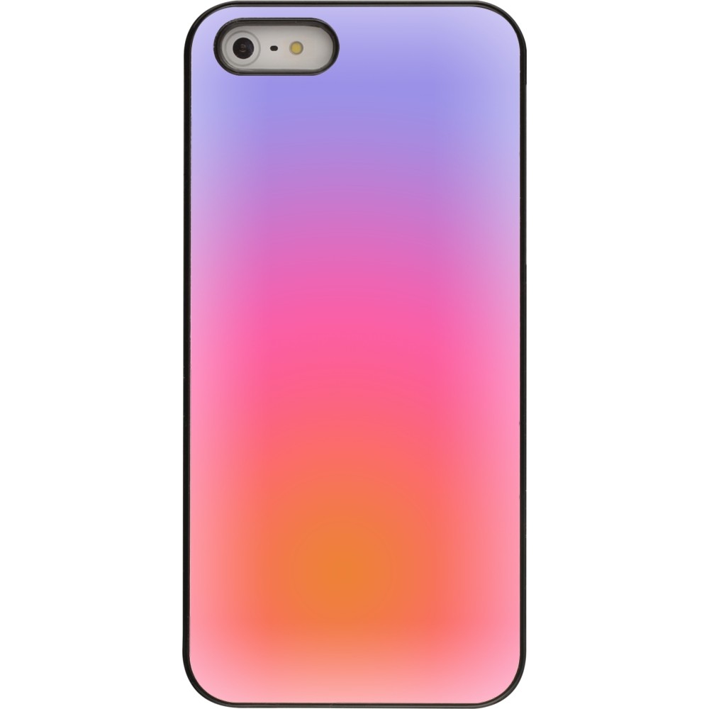 Coque iPhone 5/5s / SE (2016) - Orange Pink Blue Gradient