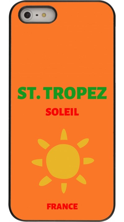 Coque iPhone 5/5s / SE (2016) - Pop Summer Destination St-Tropez