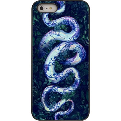 Coque iPhone 5/5s / SE (2016) - Serpent Blue Anaconda