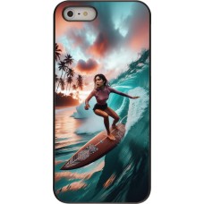 Coque iPhone 5/5s / SE (2016) - Surfeuse Balinaise