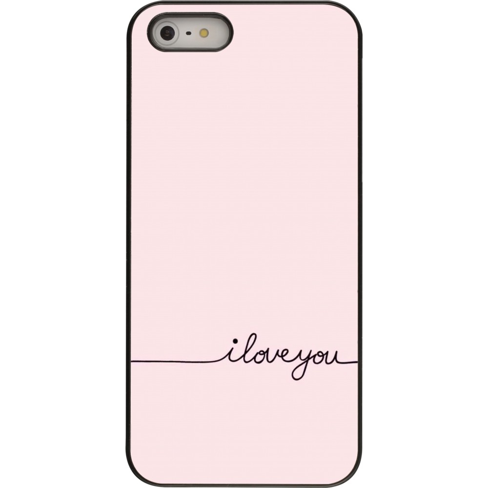 Coque iPhone 5/5s / SE (2016) - Valentine 2023 i love you writing