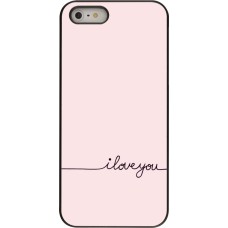 Coque iPhone 5/5s / SE (2016) - Valentine 2023 i love you writing