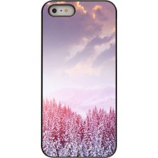 Coque iPhone 5/5s / SE (2016) - Winter 22 Pink Forest