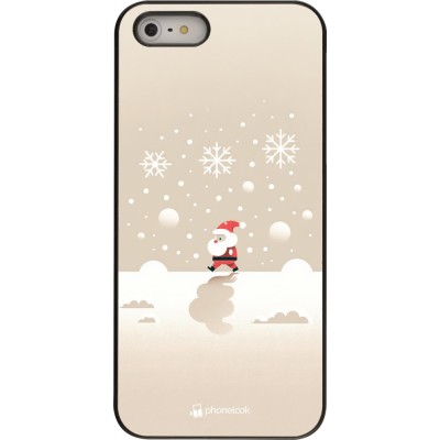 Coque iPhone 5/5s / SE (2016) - Noël 2023 Minimalist Santa