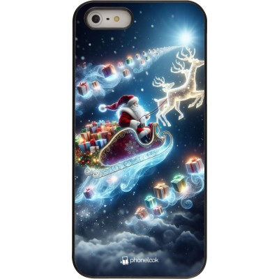 Coque iPhone 5/5s / SE (2016) - Noël 2023 Père Noël enchanté