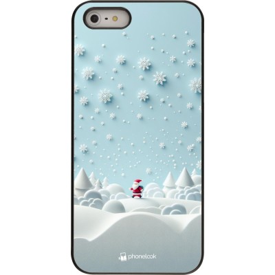 Coque iPhone 5/5s / SE (2016) - Noël 2023 Petit Père Flocon