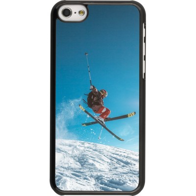 iPhone 5c Case Hülle - Winter 22 Ski Jump