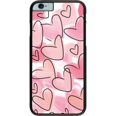 Coque iPhone 6/6s - Easter 2023 pink hearts