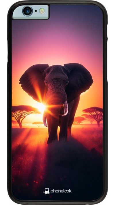 Coque iPhone 6/6s - Elephant Sunrise Beauty