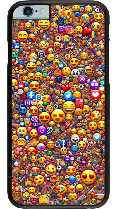 Coque iPhone 6/6s - Emoji mixed