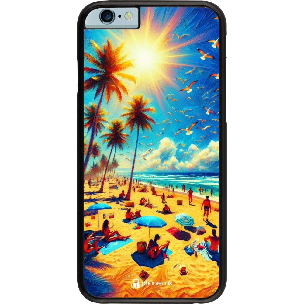 Coque iPhone 6/6s - Été Paradis Paint