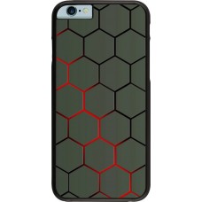 Coque iPhone 6/6s - Geometric Line red