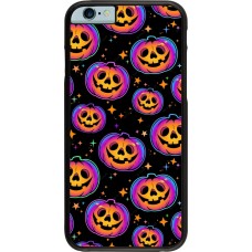 Coque iPhone 6/6s - Halloween 2024 rainbow pumpkins