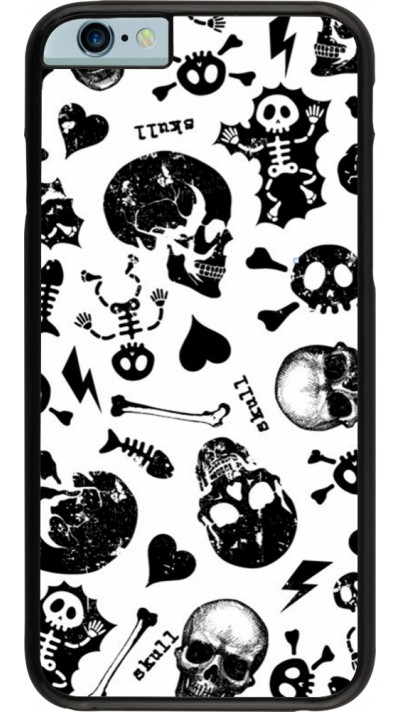 Coque iPhone 6/6s - Halloween 2024 skeleton mix