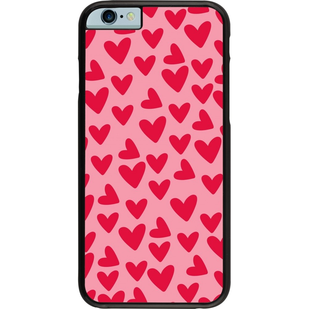 Coque iPhone 6/6s - Mom 2024 petits coeurs