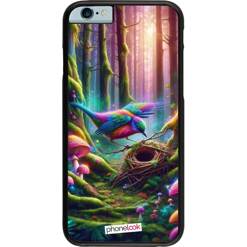 Coque iPhone 6/6s - Oiseau Nid Forêt