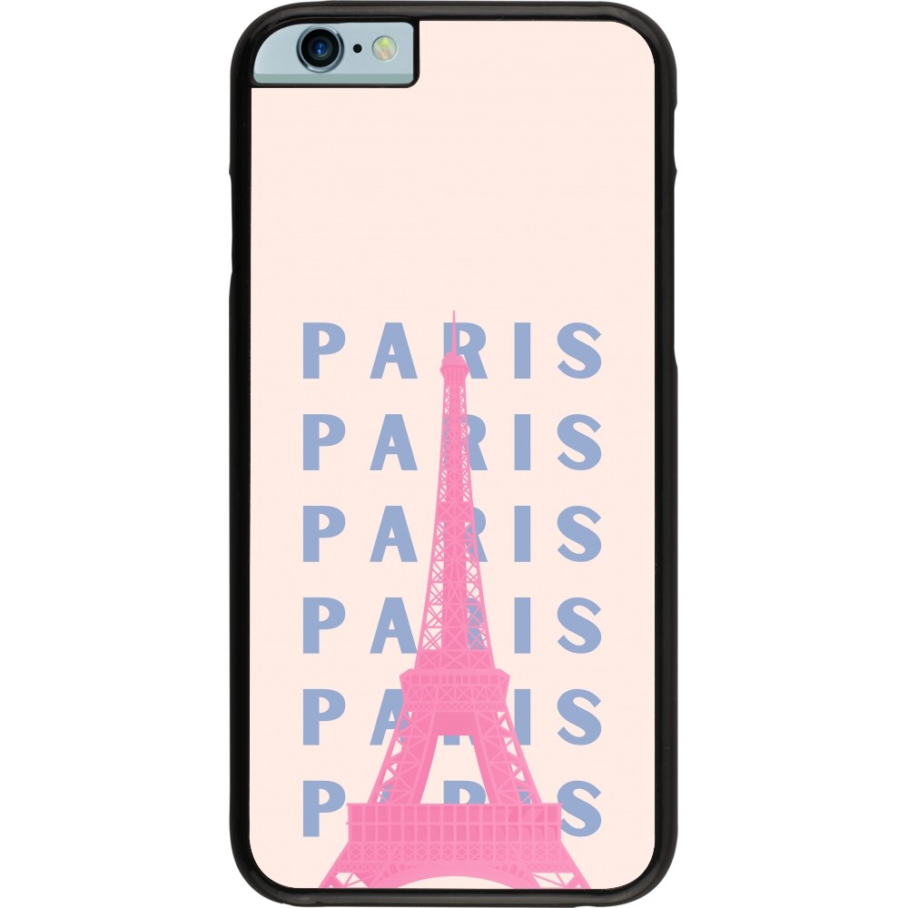 Coque iPhone 6/6s - Paris Pink Print