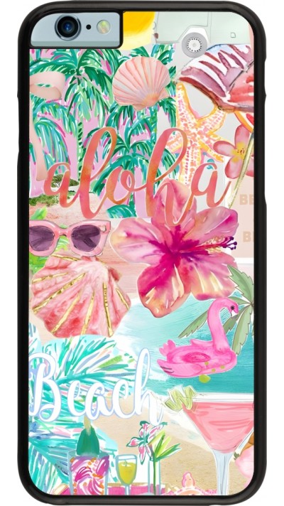 Coque iPhone 6/6s - Preppy Collage Aloha