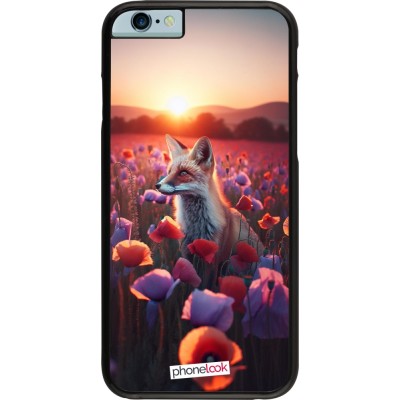 Coque iPhone 6/6s - Renard pourpre au crépuscule