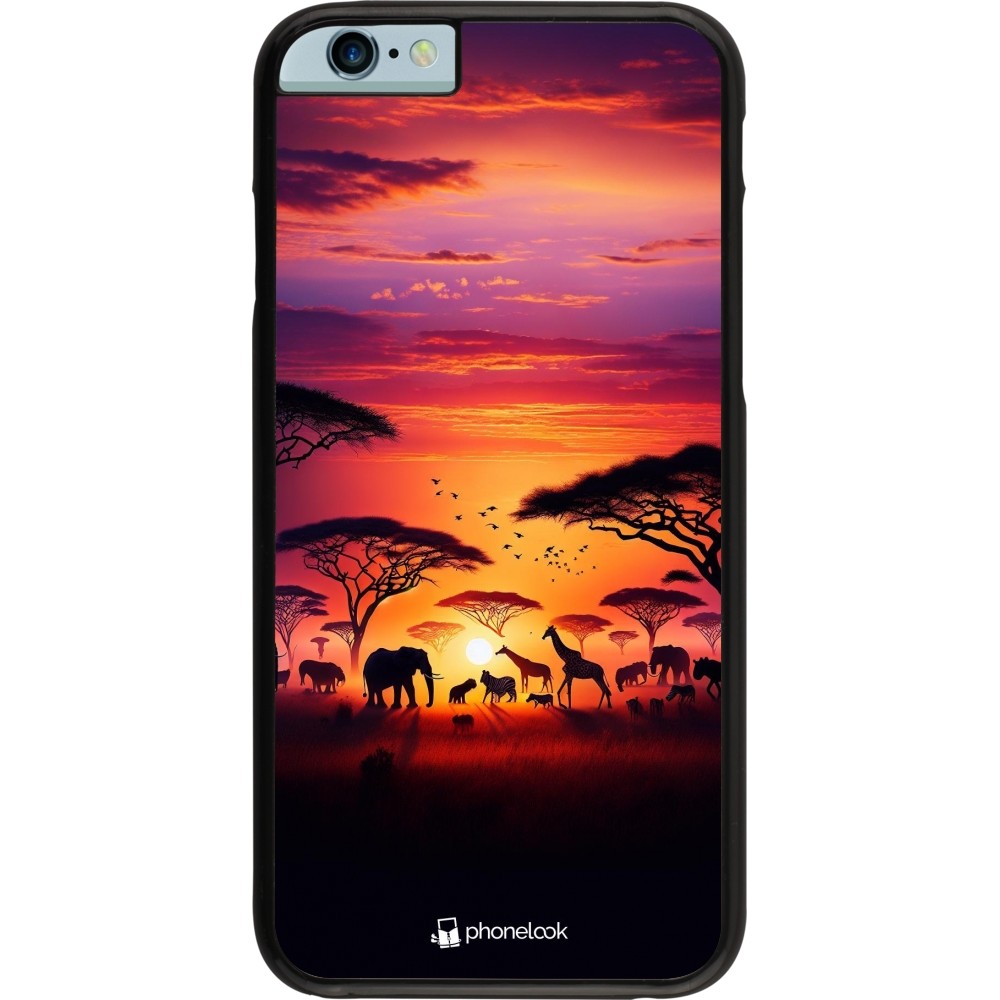 Coque iPhone 6/6s - Safari sunset wildlife