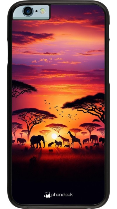 Coque iPhone 6/6s - Safari sunset wildlife